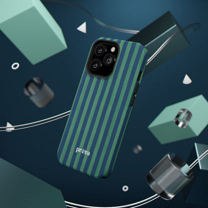 Green & Blue Stripes Phone Case