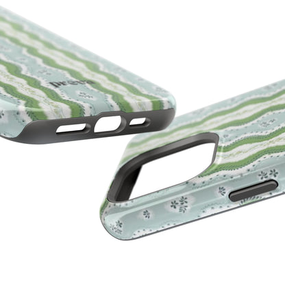 Green Waves Phone Case