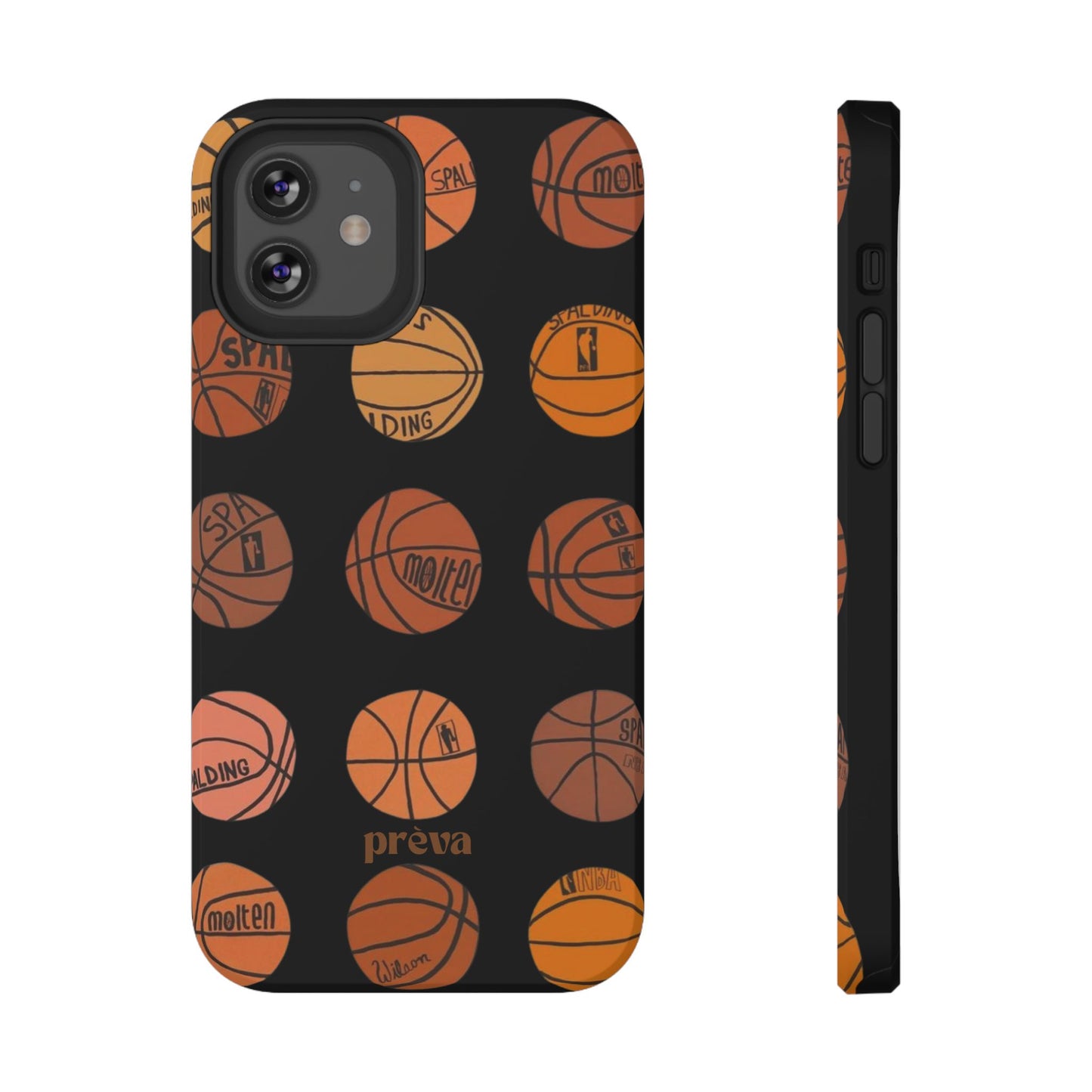 Black Basketball Phone Case