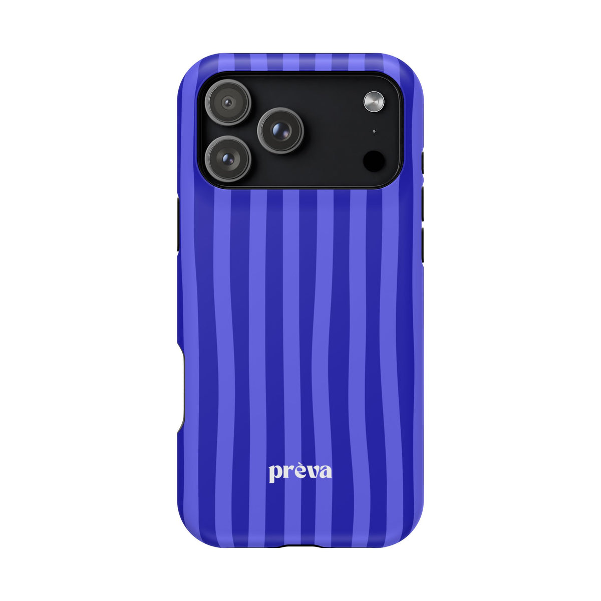 Neon Blue Stripes Phone Case