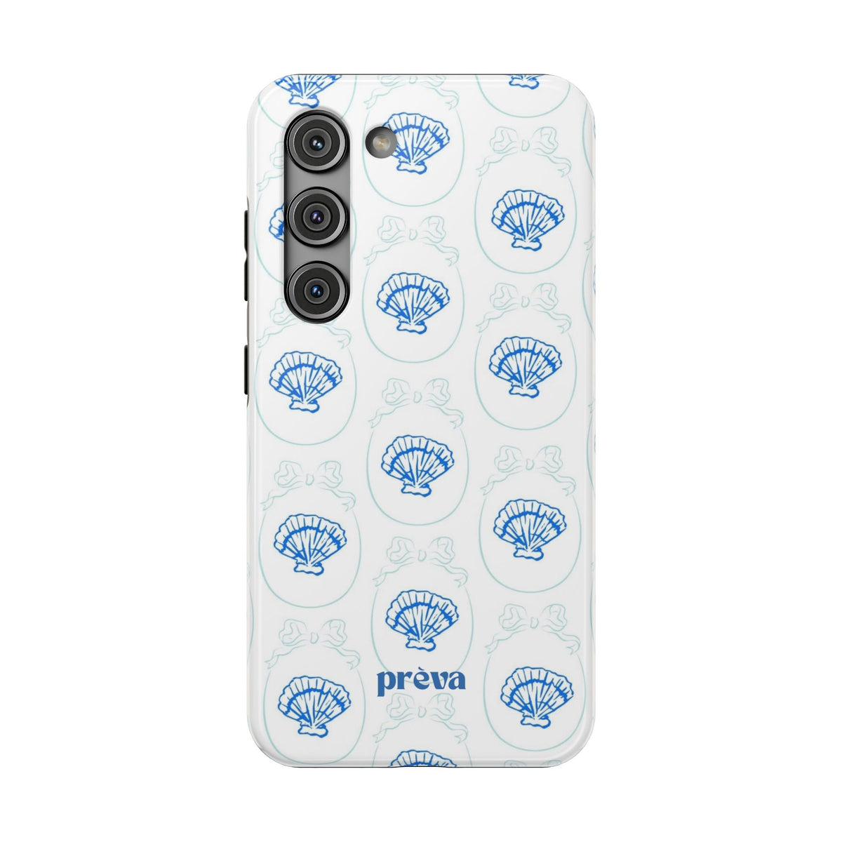 Fancy Teal Shell Phone Case