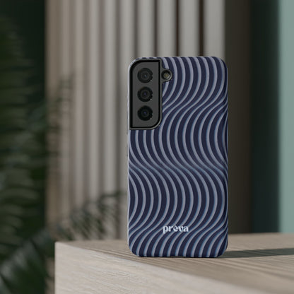 Wavy Navy Phone Case