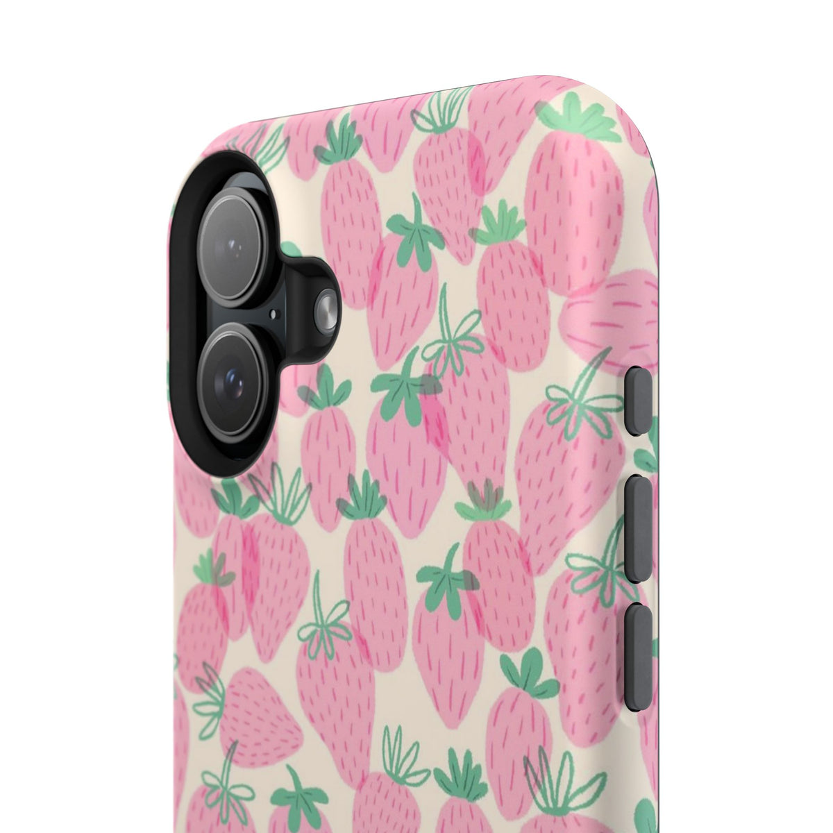 Pink Strawberry Phone Case