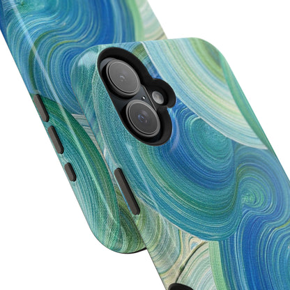 Swirling Ocean Impact-Resistant Phone Case