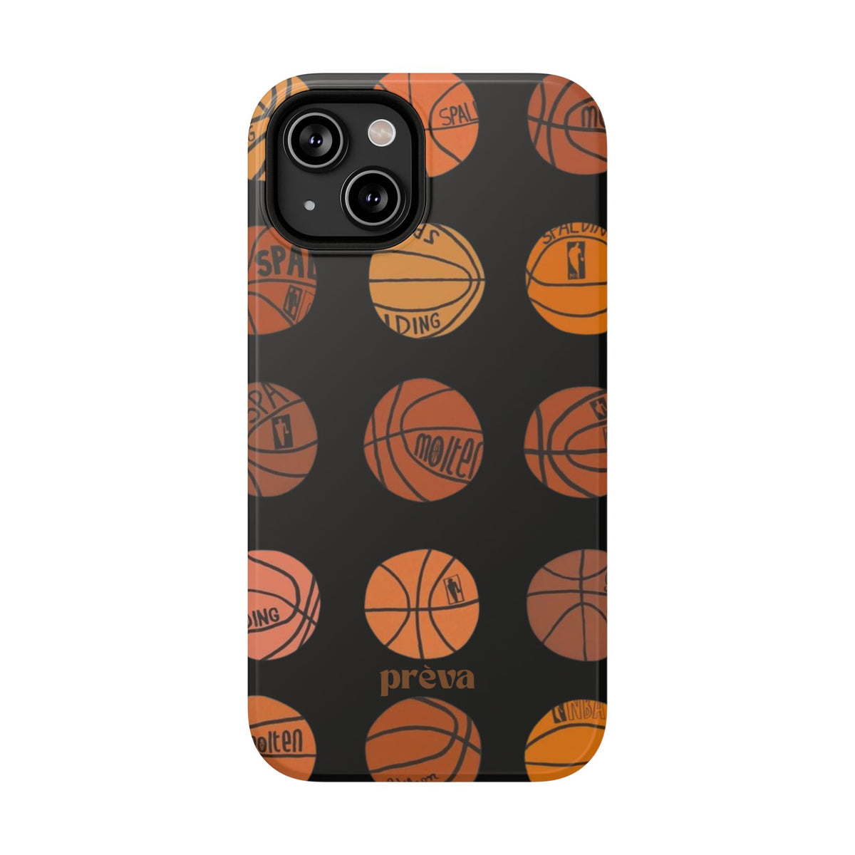 Black Basketball Phone Case