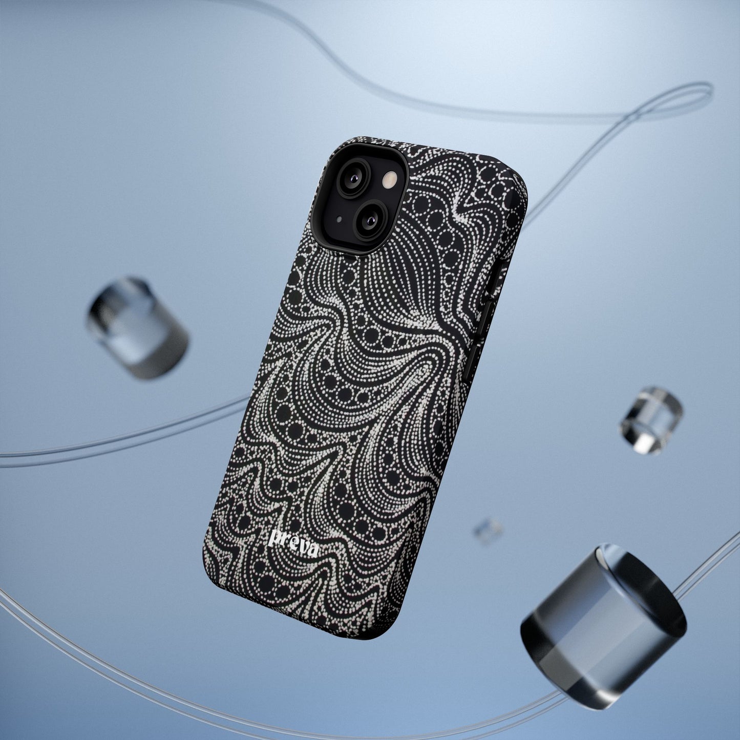 Abstract Midnight Lace Phone Case