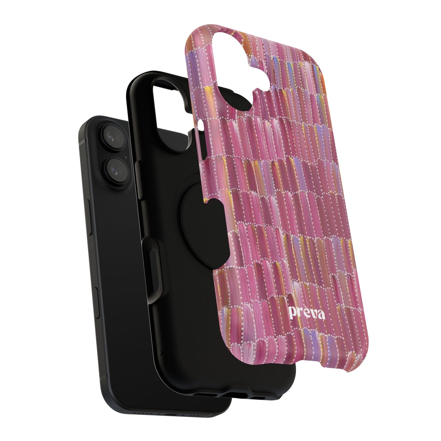 Pink Brushstroke Phone Case