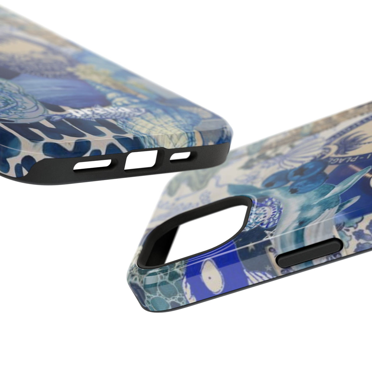 Blue Night Collage Phone Case