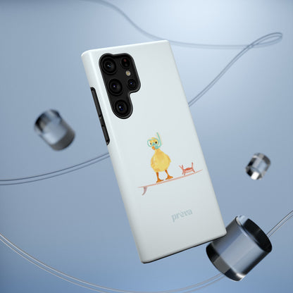 Scuba Duck Stripes Phone Case
