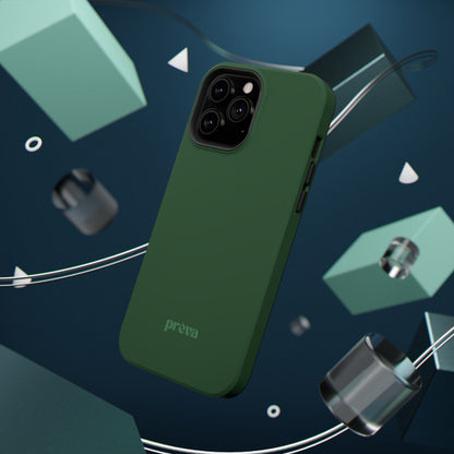 Impact-Resistant Phone Case — Forest Green Slim Armor