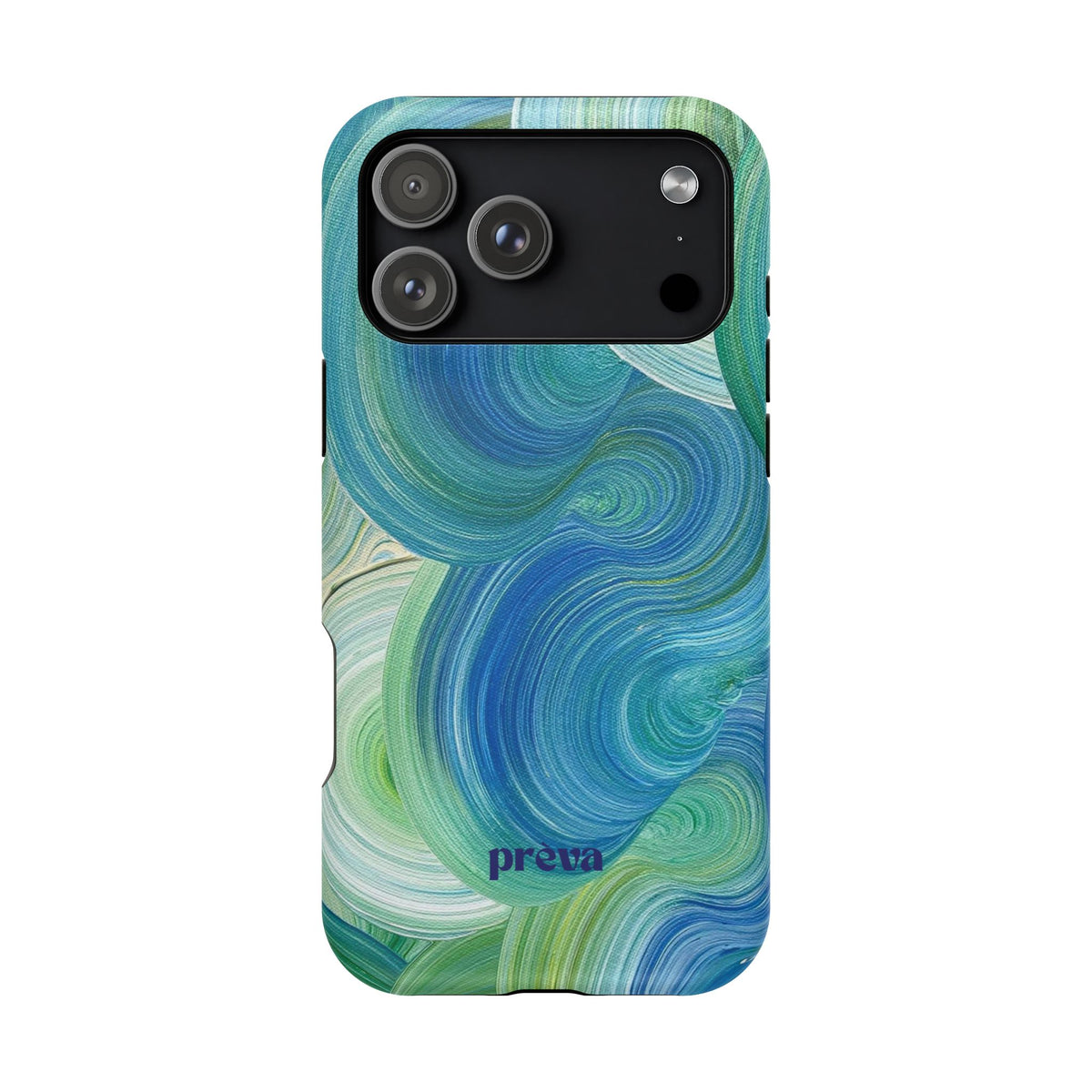 Swirling Ocean Impact-Resistant Phone Case