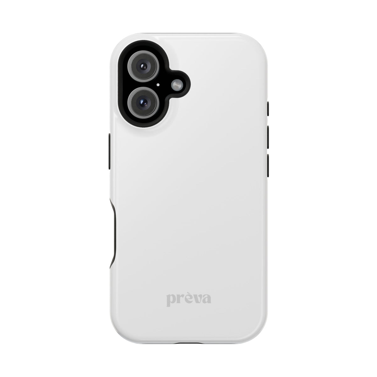White & Grey Phone Case