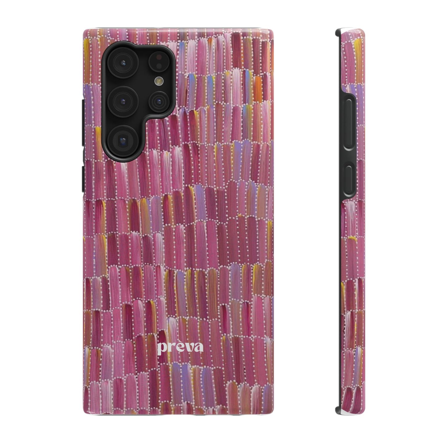 Pink Brushstroke Phone Case
