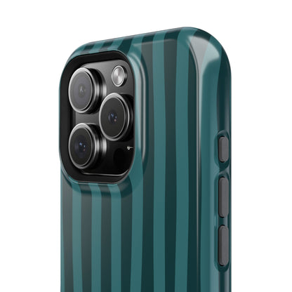Dark Stripes Turquoise Phone Case