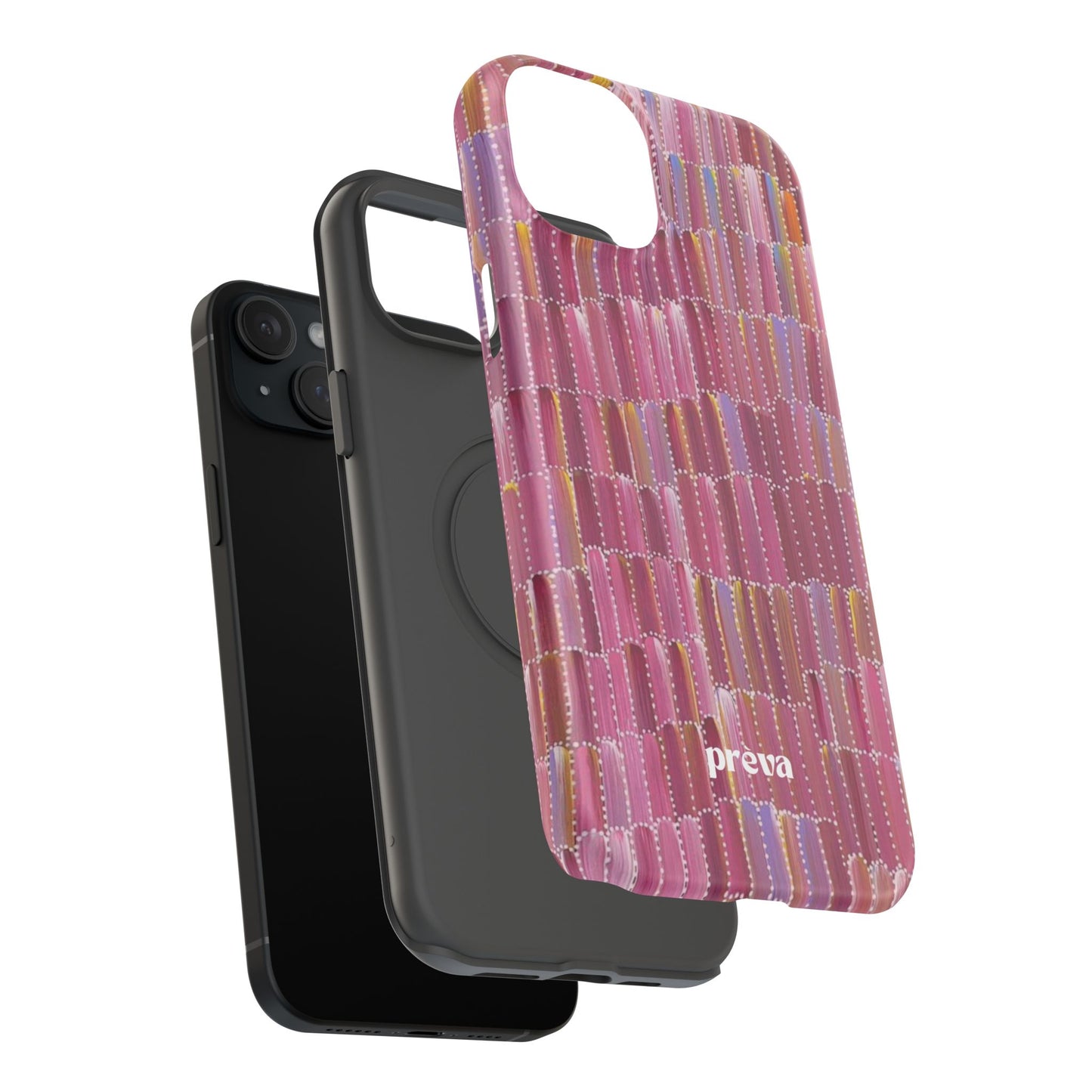 Pink Brushstroke Phone Case