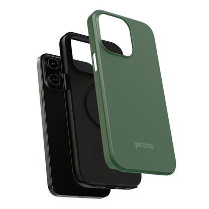 Impact-Resistant Phone Case — Forest Green Slim Armor