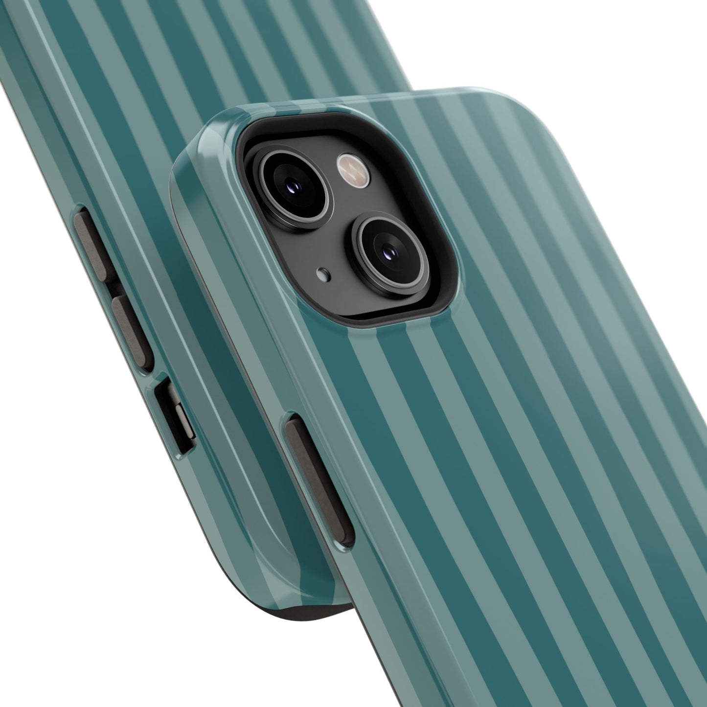 Striped Teal Phone Case