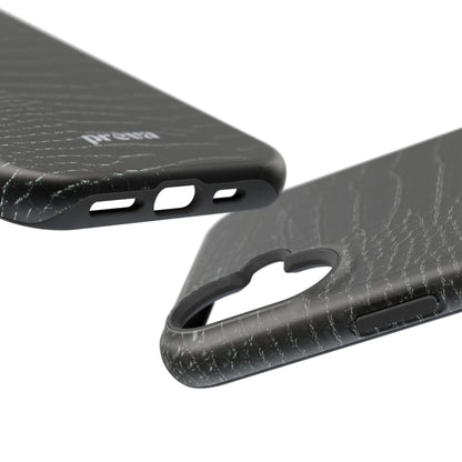 Black Croc Phone Case
