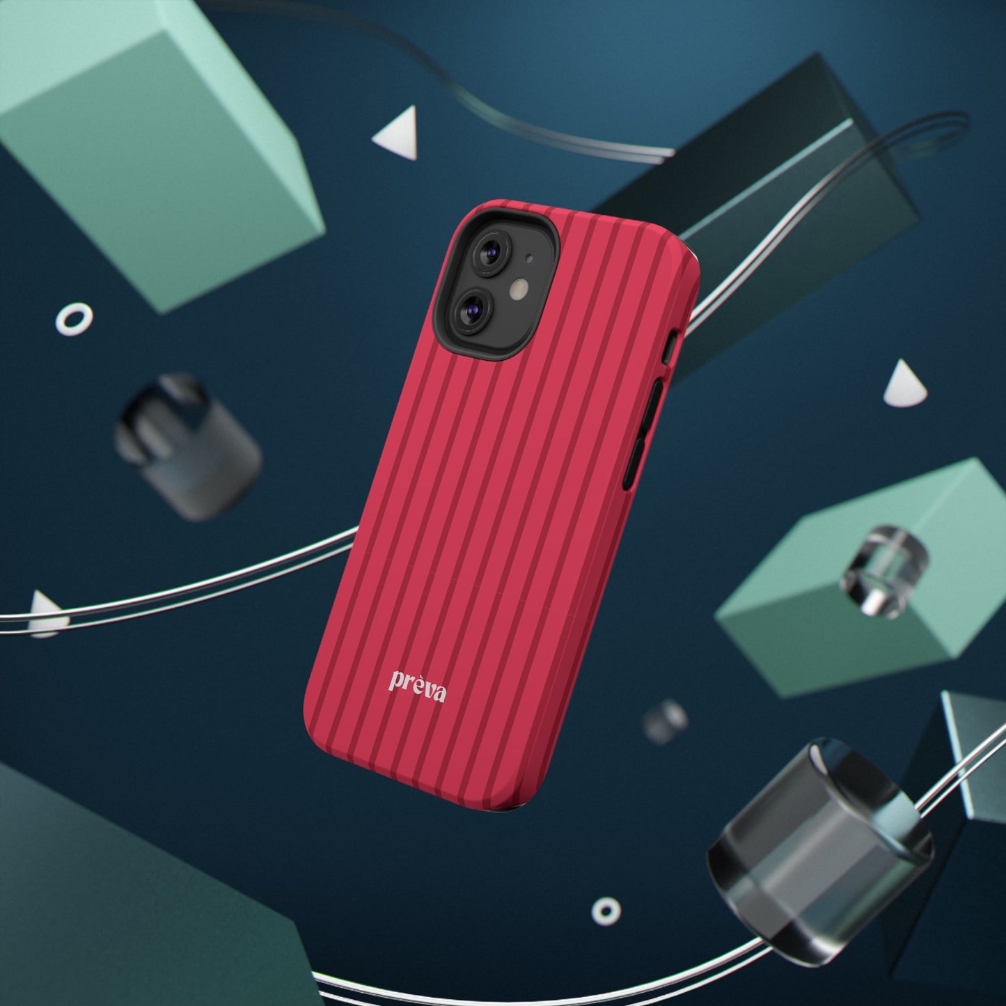 Pinky Red Stripes Phone Case