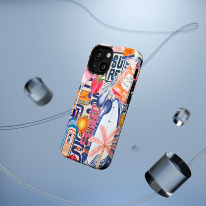 Tropical Beach Collage Phone Case