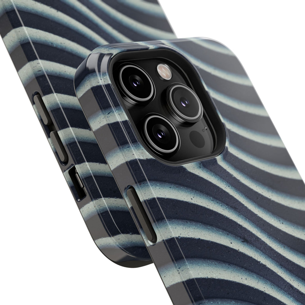 Navy Waves Phone Case