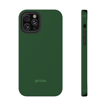 Impact-Resistant Phone Case — Forest Green Slim Armor