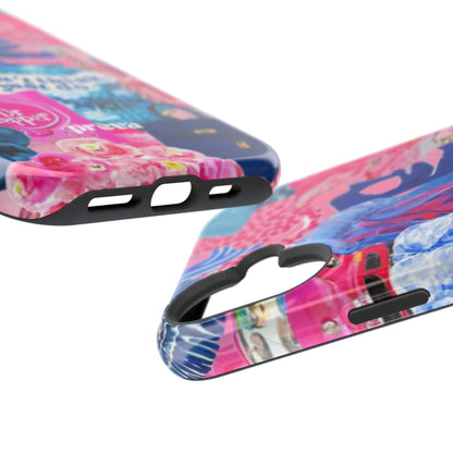 Vibrant Galaxy Collage Phone Case