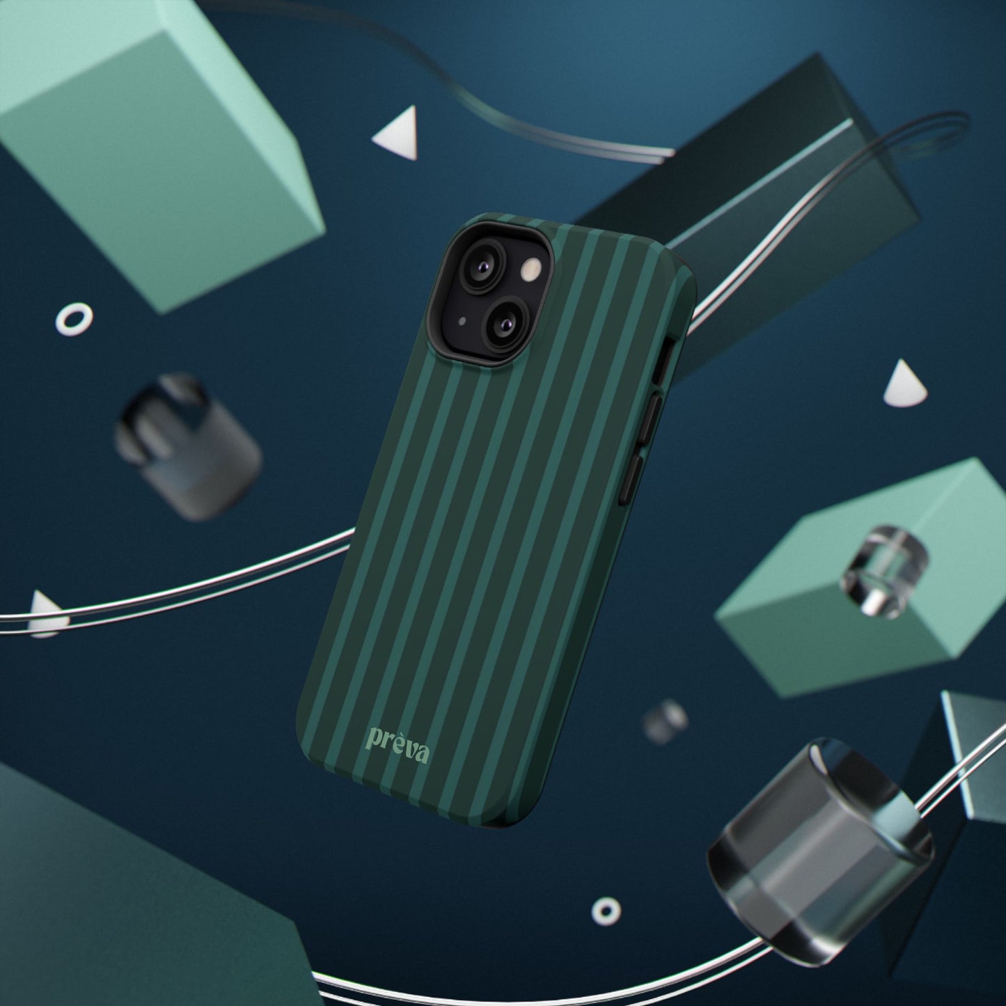 Striped Green Phone Case