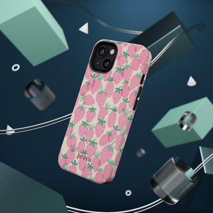Pink Strawberry Phone Case