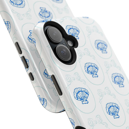 Fancy Teal Shell Phone Case