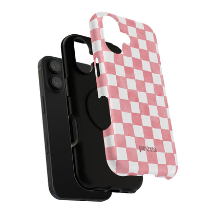 Pink Checkers Phone Case