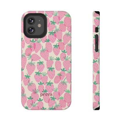 Pink Strawberry Phone Case