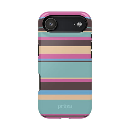 Cocoa Palm Stripes Phone Case