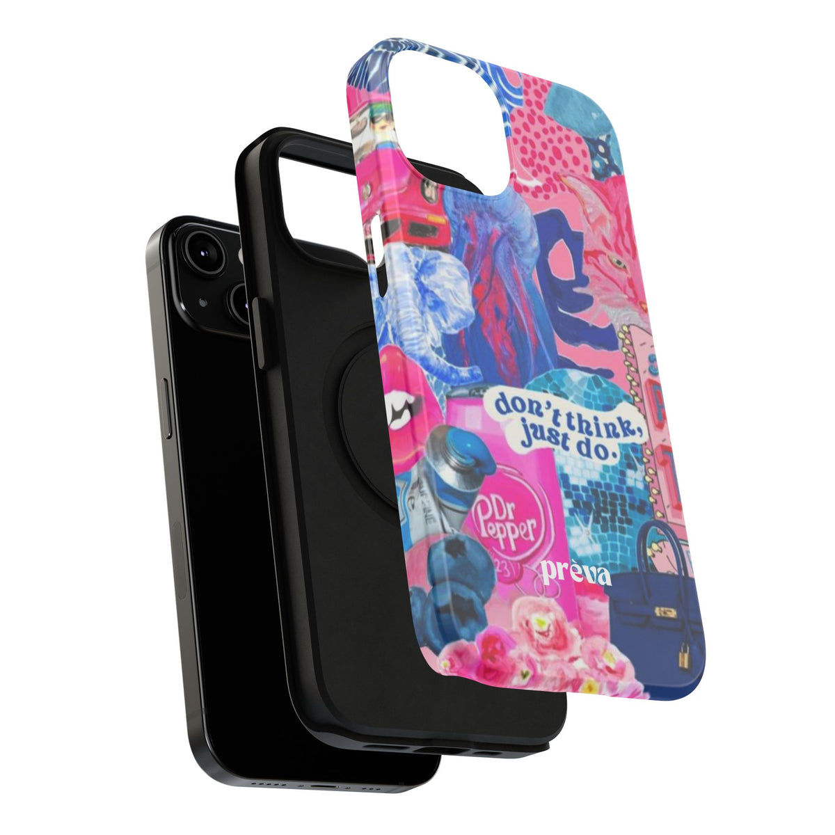 Vibrant Galaxy Collage Phone Case