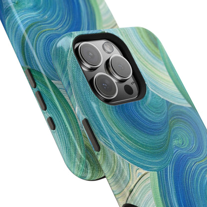Swirling Ocean Impact-Resistant Phone Case