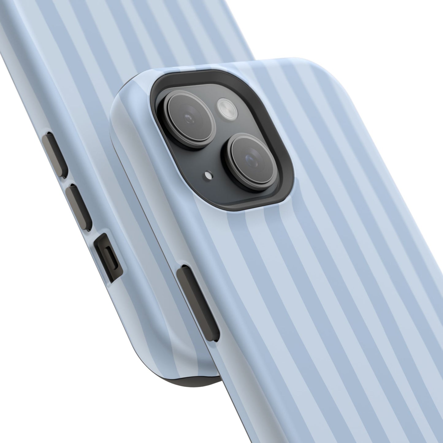 Pastel Blue Stripes Phone Case
