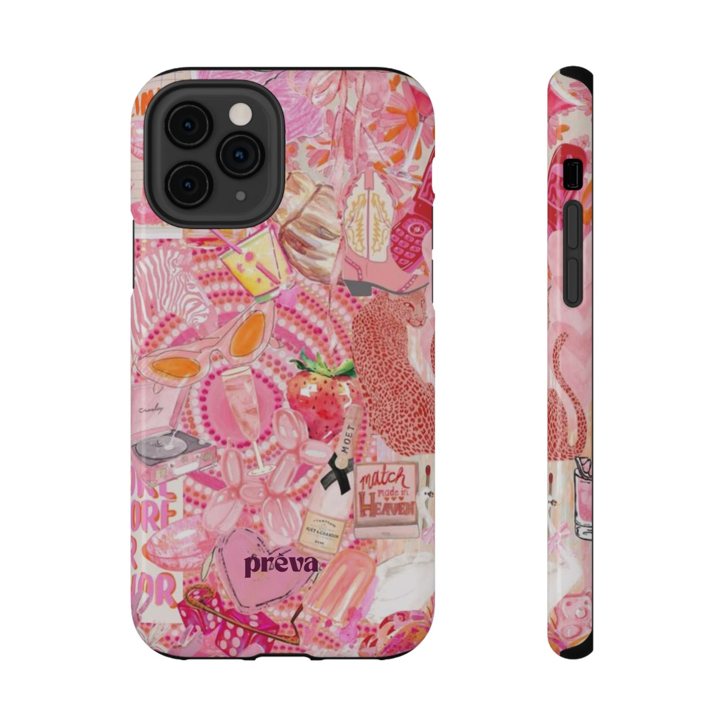 Pink Collage Phone Case