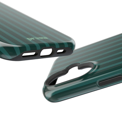 Striped Green Phone Case
