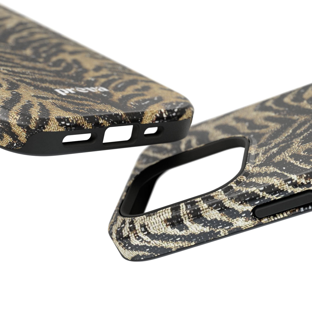 Phone Case — Impact‑Resistant Tiger Print Rug Texture