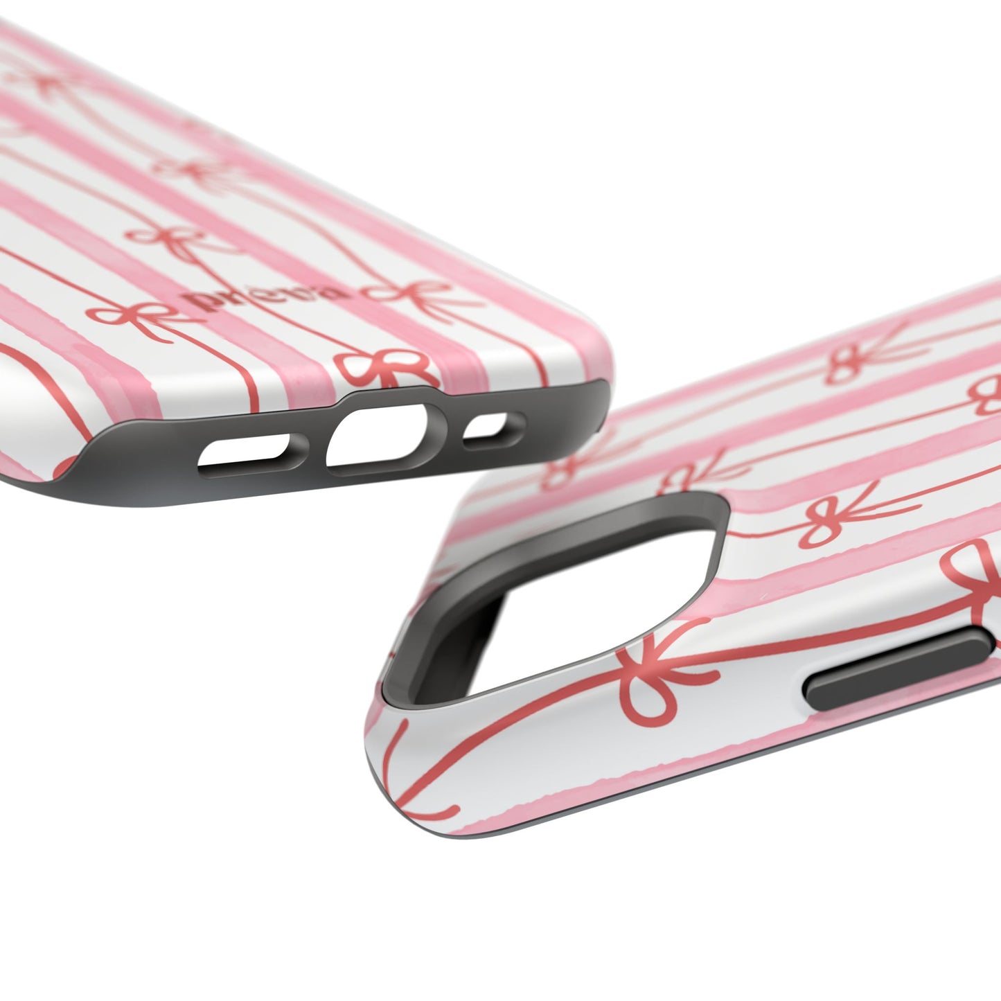 Pink Bow Chain Phone Case