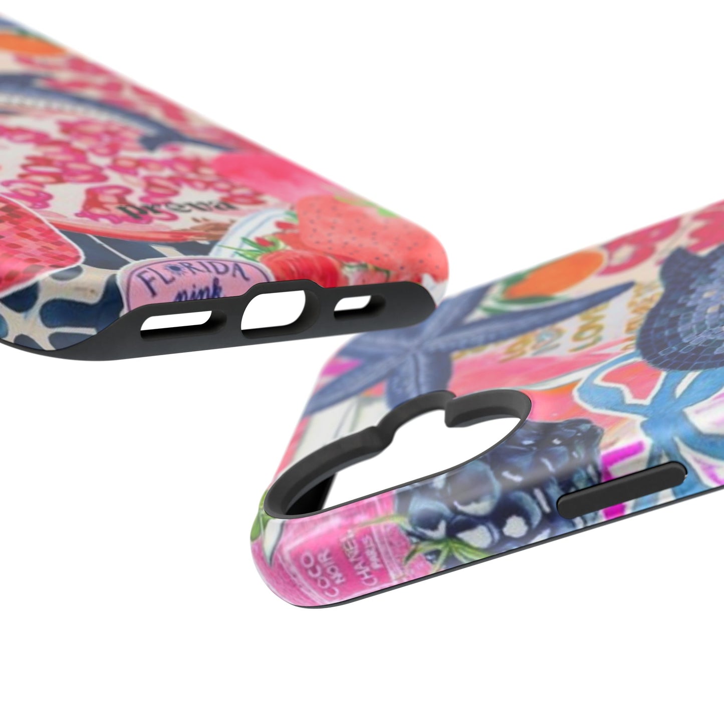 Dolphin Tropics Collage Phone Case