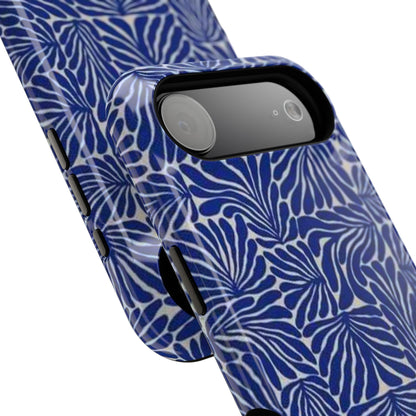 Blue Abstract Greek Phone Case