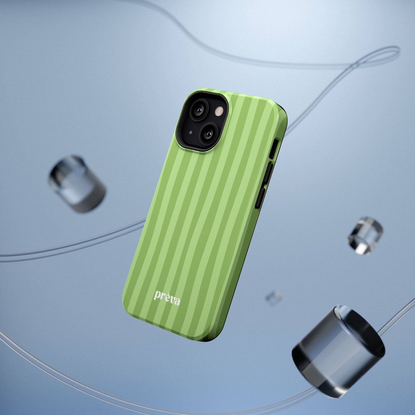 Light Green Stripes Phone Case