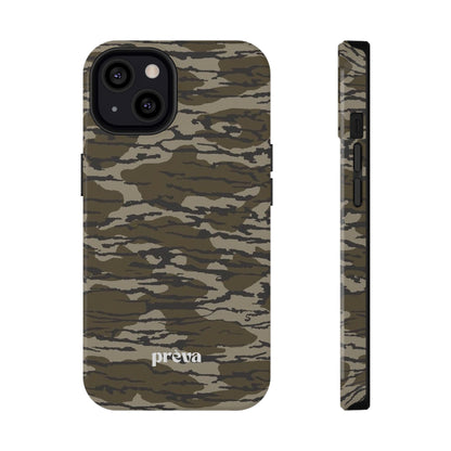 Camo Impact-Resistant Phone Case — Military Green Rugged Protection