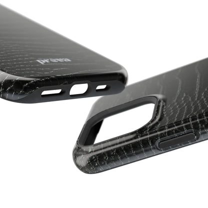 Black Croc Phone Case