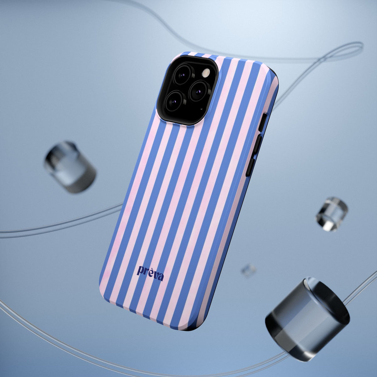 Striped Purple and Pink Phone Case