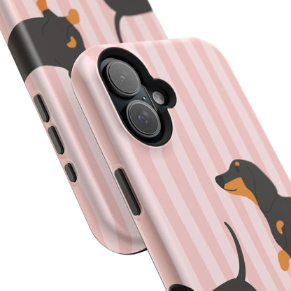 Dachshund Pink Stripes