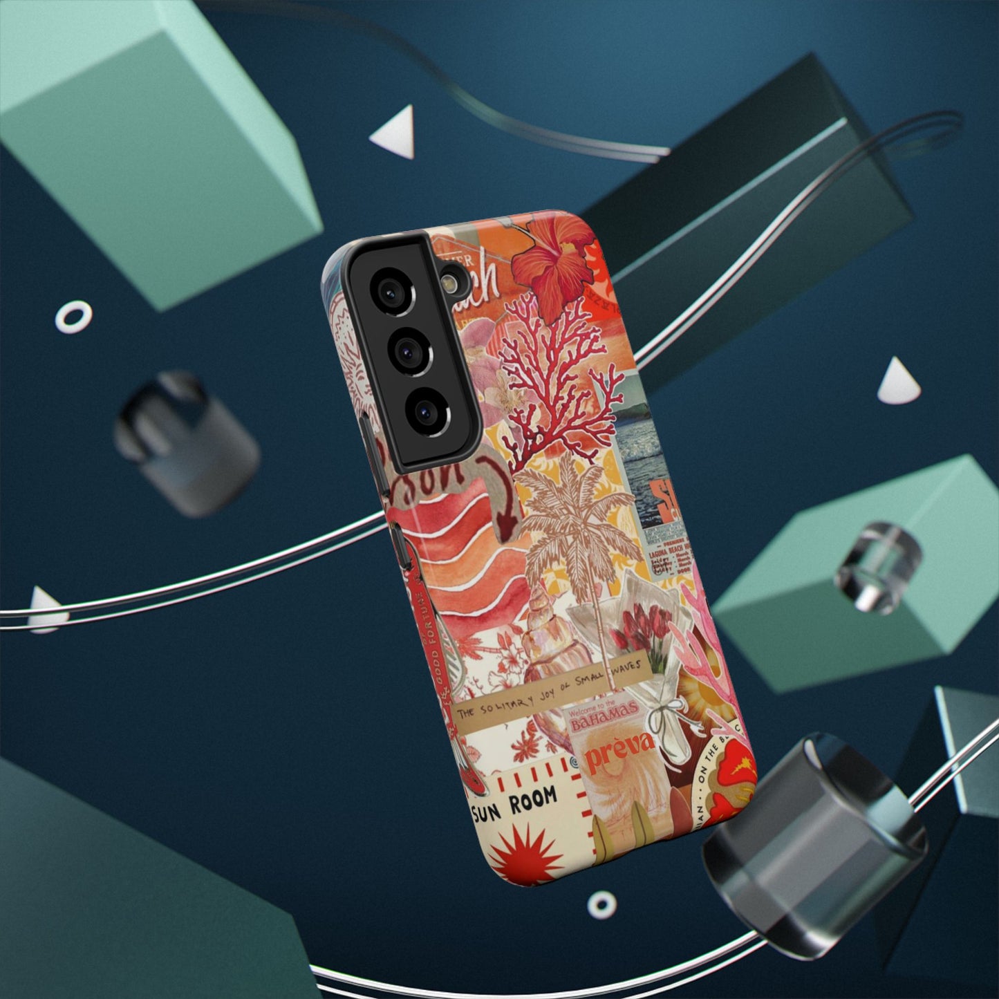 Vintage Floral Collage Phone Case