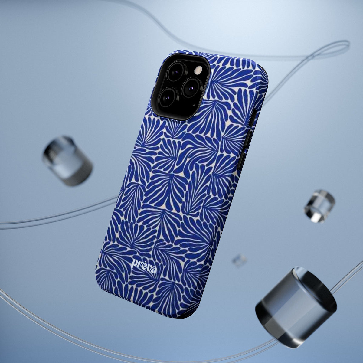 Blue Abstract Greek Phone Case