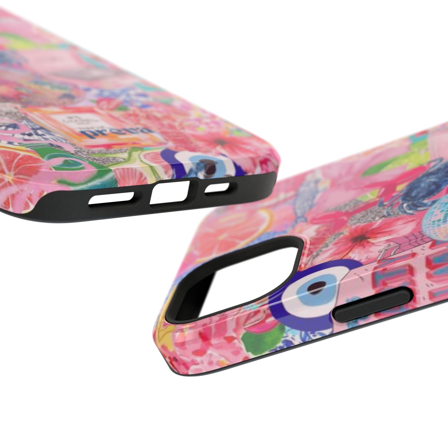 Floral & Pink Collage Phone Case